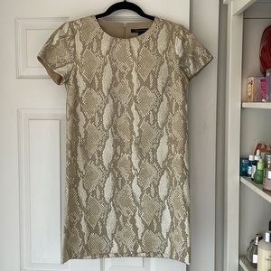 French Connection metallic mini dress size 2